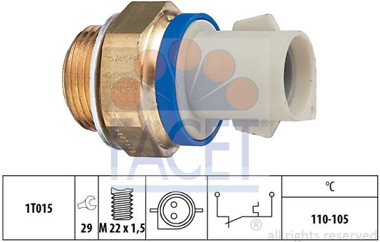 Switch cooling fan 7.5165 (FACET)