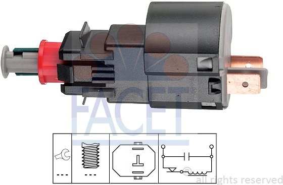 Switch STOP light 7.1162 (FACET)