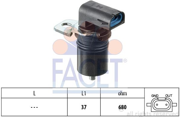 Sensor crankshaft position 9.0321 (FACET)