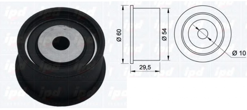 Tensioner belt 14-0436 (IPD)