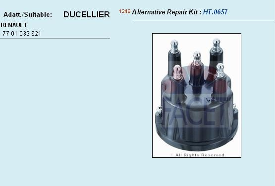 Distributor cap 2.7681 (FACET)