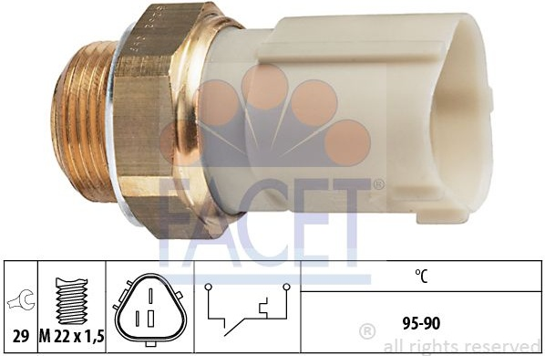 Switch cooling fan 7.5262 (FACET)