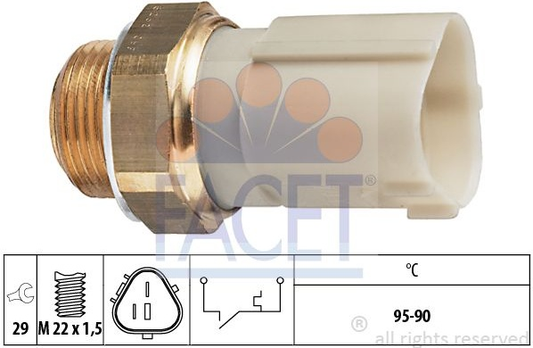 Switch cooling fan 7.5262 (FACET)