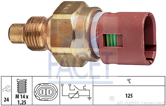 Sensor water temperature sender 7.3532 (FACET)