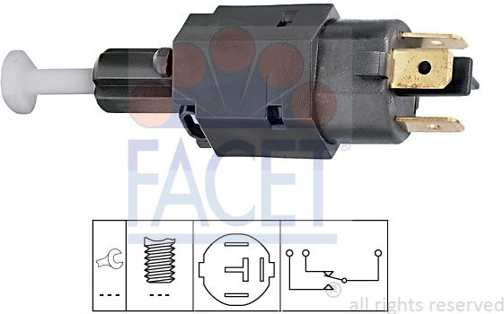 Switch STOP light 7.1082 (FACET)