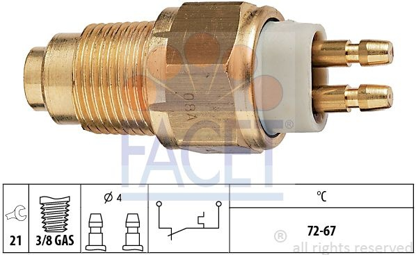 Switch cooling fan 7.5125 (FACET)