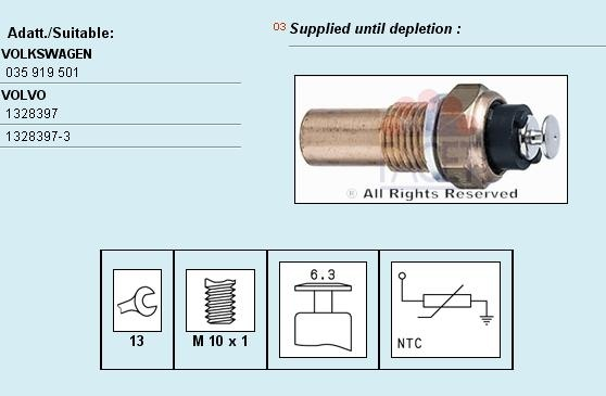 Sensor water temperature 7.3026 (FACET)