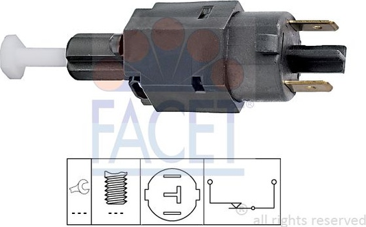 Switch STOP light 7.1098 (FACET)