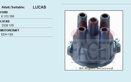 Distributor cap 2.8096 (FACET)