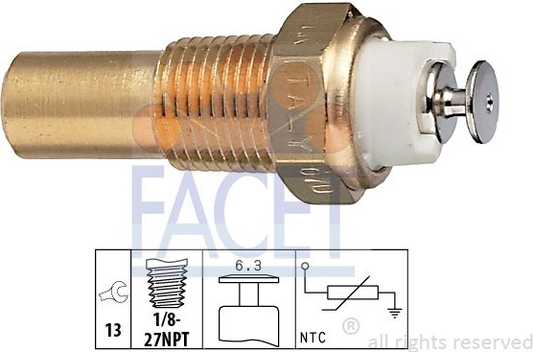 Sensor water temperature 7.3235 (FACET)